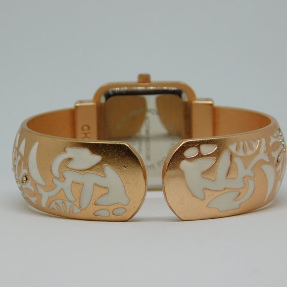 Accutime WAC4395KL Cuff Band Quartz Analog Women's Watch Sz. 6 1/2" New Battery - Picture 3 of 10